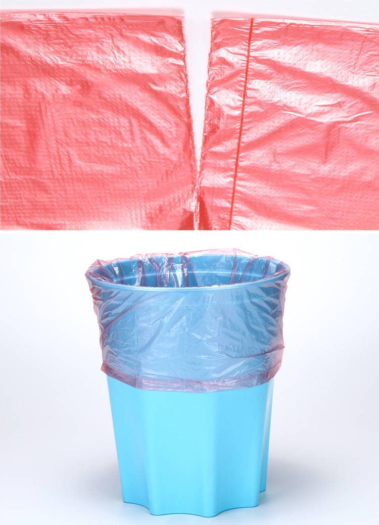 新料无异味手提式加厚点断式彩色垃圾袋酒店家用一次性塑料袋批发